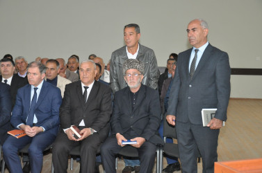 Biləsuvar Rayon İcra Hakimiyyətinin başçısı Faiq Qürbətov 05 may 2026-cı il tarixdə rayonun Aşağı Cürəli kənd sakinləri ilə səyyar qəbul keçirdi