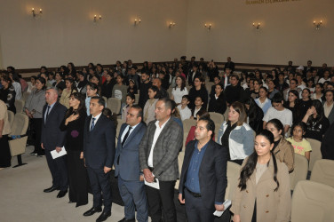 Biləsuvar rayonunda Üzeyir Hacıbəylinin anadan olmasının 140-cı ildönümünə həsr edilən "Üzeyir dühası" adlı konserti keçirilib.