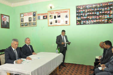 Biləsuvar Rayon İcra Hakimiyyətinin  başçısı Faiq Qürbətov may ayının 14-də Nərimankənd   kəndində səyyar qəbul keçirdi.