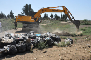 Bolqarçayın ətrafında növbəti təmizlik və abadlıq işləri aparılıb