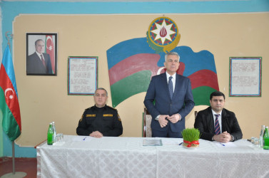 Biləsuvar Rayon İcra Hakimiyyətinin başçısı Faiq Qürbətov 18 mart 2026-cı il tarixdə rayonun Səmədabad kənd sakinləri ilə səyyar qəbul keçirdi.