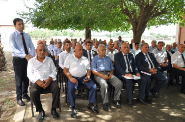 Biləsuvar Rayon İcra Hakimiyyətinin  başçısı Faiq Qürbətov avqust ayının 22-də Xırmandalı kəndində səyyar qəbul keçirdi.