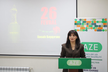Bu gün Biləsuvar rayonunda 26 fevral - Xocalı soyqırımı qurbanlarının xatirəsinə həsr olunmuş anım tədbiri keçirildi.