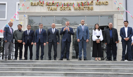 Biləsuvar rayonunun Nəsimi kəndində müasir tələblərə cavab verən 624  yerlik yeni məktəb binasi istifadəyə verilib.