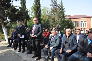 Biləsuvar Rayon İcra Hakimiyyətinin  başçısı Faiq Qürbətov aprel ayının 6-da Əliabad kəndində səyyar qəbul keçirdi.