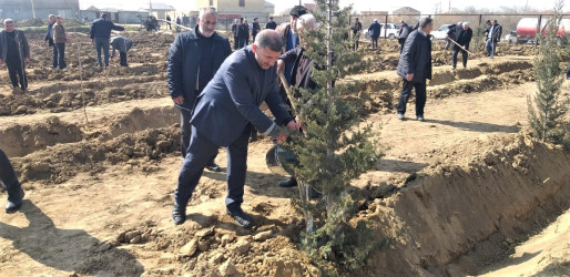 Biləsuvar rayonunun Əsgərabad kəndində Ulu Öndərin 100 illik yubileyi ilə əlaqədar “Heydər Əliyev adına park” salınıb.