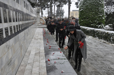Biləsuvarda 20 Yanvar şəhidlərinin xatirəsi anılıb.