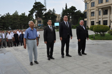 Biləsuvar rayonunda “14 iyul 1969-cu il: Zirvəyə gedən yolun başlanğıc tarixi” mövzusunda tədbir keçirildi.