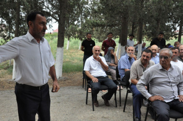 Biləsuvar Rayon İcra Hakimiyyətinin  başçısı Faiq Qürbətov avqust ayının 13-da Yuxarı Cürəli kəndində səyyar qəbul keçirdi.