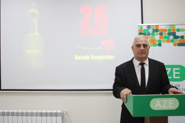 Bu gün Biləsuvar rayonunda 26 fevral - Xocalı soyqırımı qurbanlarının xatirəsinə həsr olunmuş anım tədbiri keçirildi.