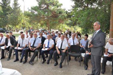 Biləsuvar Rayon İcra Hakimiyyətinin  başçısı Faiq Qürbətov sentyabr ayının 6-da Dərvişli kəndində səyyar qəbul keçirdi.