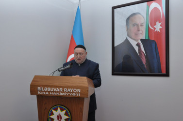 18 fevral 2026-cı il tarixdə Biləsuvar rayonunda  müqəddəs Ramazan ayının başlanması ilə əlaqədar tədbir keçirilib