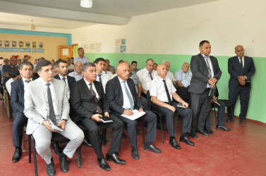 Biləsuvar Rayon İcra Hakimiyyətinin başçısı Faiq Qürbətov 3 sentyabr 2025-ci il tarixdə rayonun Səmədabad kənd sakinləri ilə səyyar qəbul keçirdi.