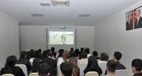 Biləsuvarda 27 sentyabr - Anım Gününə həsr olunan dəyirmi masa keçirilib.