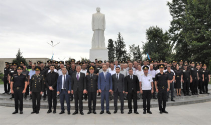 Biləsuvarda Polis işçilərinin peşə bayramı günü qeyd olundu.