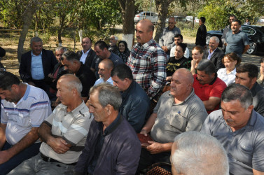 Biləsuvar Rayon İcra Hakimiyyətinin  başçısı Faiq Qürbətov oktyabr ayının 9-da Çinarlı  kəndində səyyar qəbul keçirdi.