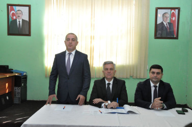 Biləsuvar Rayon İcra Hakimiyyətinin başçısı Faiq Qürbətov 24 sentyabr 2025-ci il tarixdə rayonun Nərimankənd kənd sakinləri ilə səyyar qəbul keçirdi.