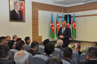 Türkiyədən gələn qonaqların Heydər Əliyev Mərkəzində rayon ictimaiyyəti ilə görüşü keçirilib.