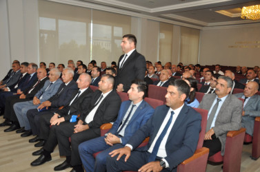 Biləsuvar Rayon İcra Hakimiyyətinin Başçısı yanında Şuranın 30 sentyabr 2026-cı il tarixli növbəti iclası keçirilib.