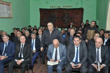 Biləsuvar Rayon İcra Hakimiyyətinin başçısı Faiq Qürbətov 11 mart 2026-cı il tarixdə rayonun Nərimankənd kənd sakinləri ilə səyyar qəbul keçirdi.