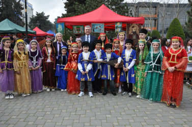 Biləsuvarda Novruz bayramı təntənə ilə qeyd olundu.