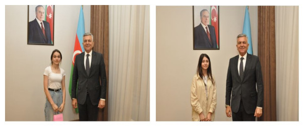 Ali təhsil müəssisələrinə 600 baldan yuxarı nəticə ilə qəbul olunmuş məzunlarla görüş keçirilib.