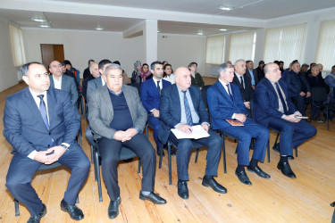 Biləsuvar Rayon İcra Hakimiyyətinin başçısı Faiq Qürbətov 24 dekabr 2025-ci il tarixdə rayonun Ağalıkənd kəndinin sakinləri ilə səyyar qəbul keçirdi
