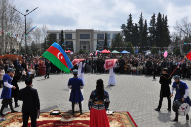 Biləsuvarda Novruz bayramı təntənə ilə qeyd olundu.