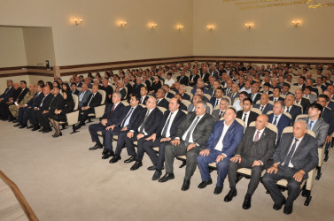 Biləsuvar rayonunda Azərbaycan Respublikasının Prezidenti cənab İlham Əliyevin Yeni Azərbaycan Partiyasının VIII Qurultayındakı nitqindən irəli gələn vəzifələrə dair müşavirə  keçirilib.