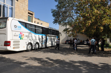 Biləsuvarda  4 sentyabrdan başlayaraq səyyar “ASAN xidmət”in xüsusi avtobusu vətəndaşların xidmətindədir.