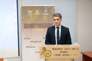 Mübariz İbrahimov adına Məktəb-Lisey kompleksində “Qəhrəmanını tanı” layihəsi çərçivəsində tədbir keçirilib.