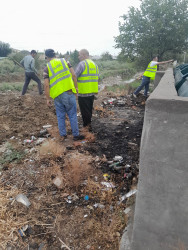 Şəhərin küçələrində aparılan abadlıq və təmizlik işləri davam etdirilmişdir