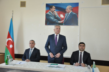 Biləsuvar Rayon İcra Hakimiyyətinin başçısı Faiq Qürbətov 02 aprel 2026-cı il tarixdə rayonun İsmətli kənd sakinləri ilə səyyar qəbul keçirdi