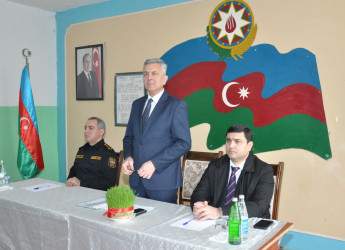 Biləsuvar Rayon İcra Hakimiyyətinin başçısı Faiq Qürbətov 18 mart 2026-cı il tarixdə rayonun Səmədabad kənd sakinləri ilə səyyar qəbul keçirdi.