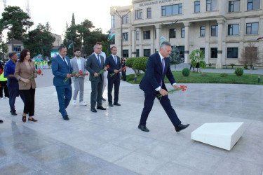 Biləsuvarlı gənclərin və idmançıların yürüşü keçirilib.