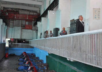 İcra başçısı rayonun əkin sahələrini suvarma suyu ilə təmin edən “Maşın qolu” nasos stansiyasına baxış keçirib.