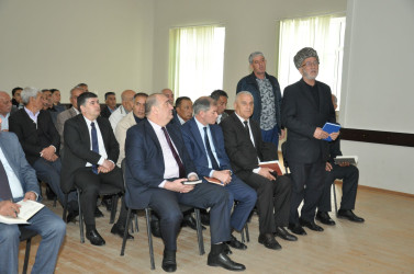 Biləsuvar Rayon İcra Hakimiyyətinin başçısı Faiq Qürbətov 05 may 2026-cı il tarixdə rayonun Aşağı Cürəli kənd sakinləri ilə səyyar qəbul keçirdi